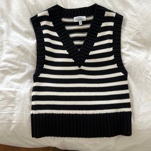 & Other Stories striped knit vest